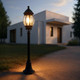Black 1.31m Bollard Light 240V B22 IP43 Made In Italy Black 1.31m Bollard Light 240V B22 IP43 Made In Italy